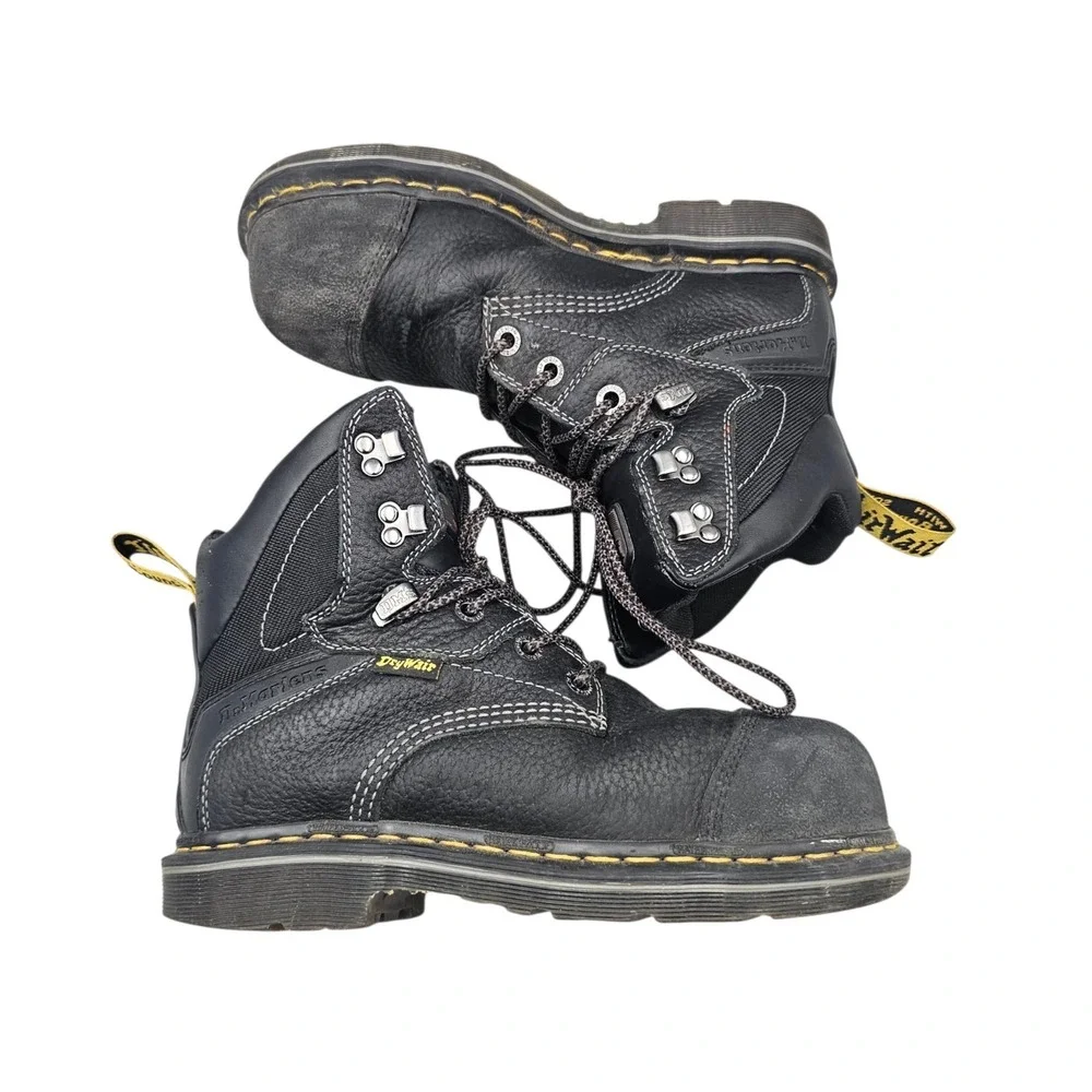 Dr Doc Martens Men's Size 7 Womens 8 US Duxford Steel Toe Cap Safety Boots READ